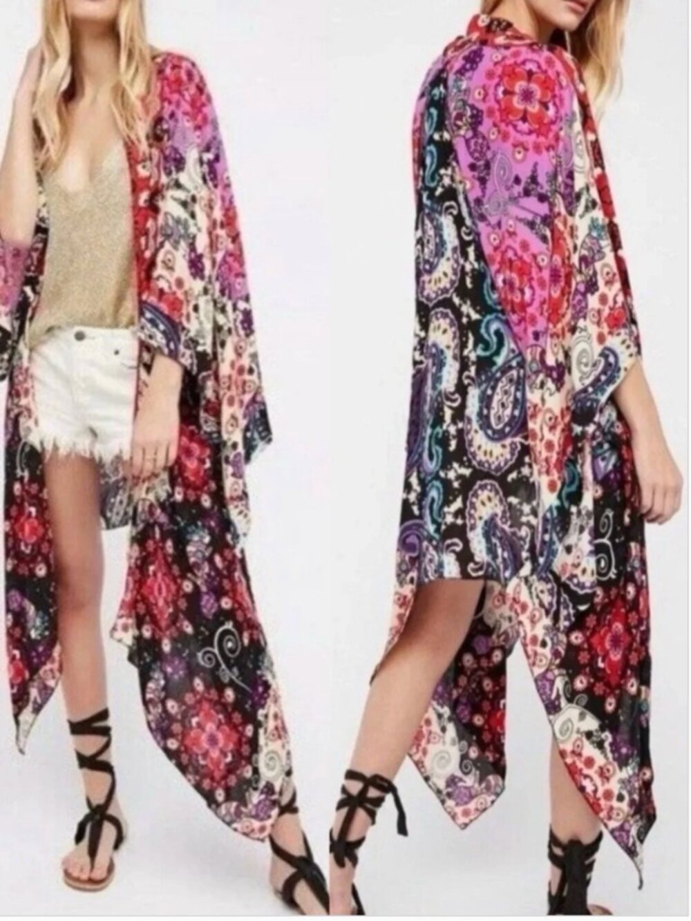 FREE PEOPLE LITTLE WING KIMONO